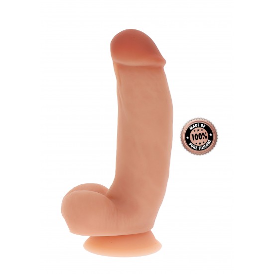 Silicone Dildo 7 inch w Balls