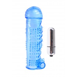 Вибриращ Пенис Накрайник Textured Sleeve & Bullet